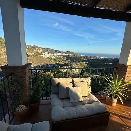 Villa En Frigiliana Con Piscina, Jacuzzi Y Espectaculares Vistas Exterior photo